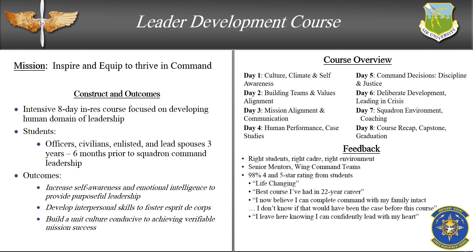 Leader Development Course