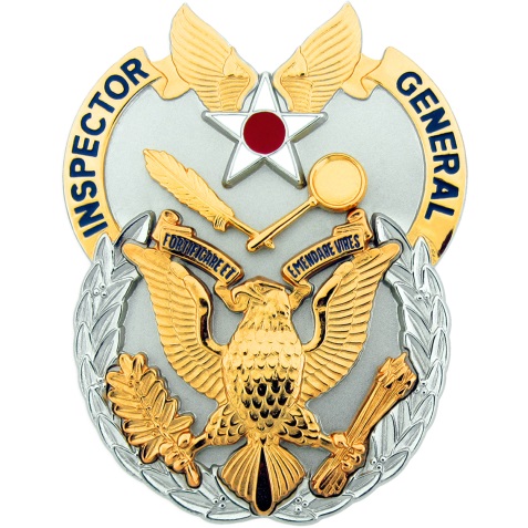 Inspector General Duty Badge