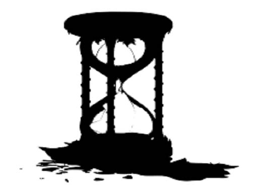 Graphic of an hourglass